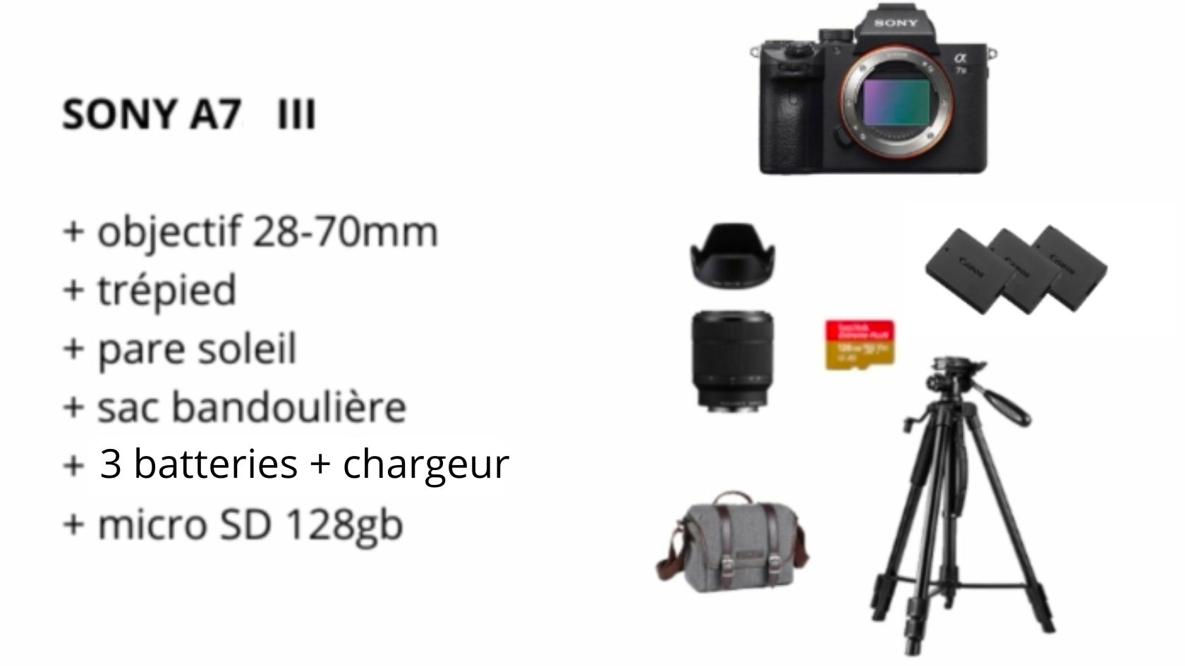 Louer un sony A7 3 à Bordeaux